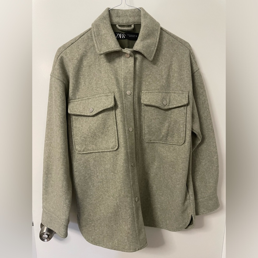 Zara Green Jacket Size XS